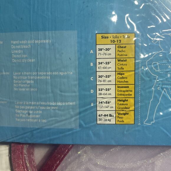 Disguise Disney Tinker Bell Childs Tween 10-12 Fairy w/ Wings Costume Halloween - Picture 6 of 7